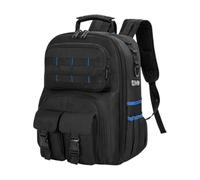 Genérico Heavy Duty Tool Backpack - Hard Bottom Storage Organizer