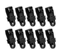 Genérico Heavy Duty with Anti-Slip Teeth Hooks - Tarp Clips, 10 Pieces Tarps Tie Down Clips For Campings, Tarps Clip For Canopy Pool Covers Tent Sunscreen Net Camping Picnic Outdoor Truck Patio