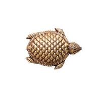 Genérico Hebilla cinturon animal Tortuga Dorada (DORADA)