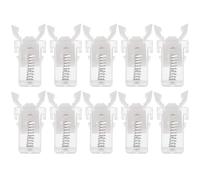 Genérico Hebillas de Botes de Basura de Plástico, Interruptores de Presión Autoblocantes Resistentes, sin Necesidad de Herramientas, Pack de 10 Unidades para Cubo de Basura de Cocina