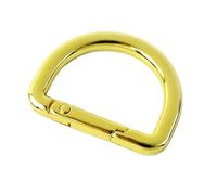 Genérico Hebillas de cinturón 5/10 hebillas de metal for correa bolso, anillos en D, cierre cinturón, hebilla clip, llavero resorte, mosquetón, ganchos a presión, accesorios bricolaje(Gold,19mm-5Pcs)