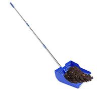 Generico Heces de pollo | Antióxido, fácil de limpiar, ergonómico, desmontable, tamizador para arenero para mascotas | Herramienta para limpieza de jardines, patios, granja, césped y casa