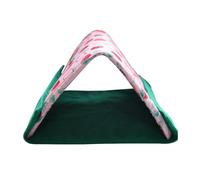 Genérico Hedgehog Bed 25x17x17cm, 2-in-1 Triangular Sleeping Tent and Small Animal House for Hedgehogs, Bunnies, Bearded Dragons, Pet Enclosure, Home, Living Room, Corner