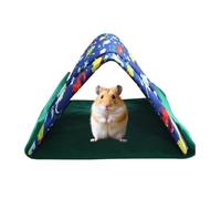 Genérico Hedgehog House, Triangle Nest, 9,84 pulgadas Small Animal Bed with Soft Interior, Fabric Pet Shelter, Esquina Enclosure with Warm Cushioning, Pet Accessory for Bunny Pets