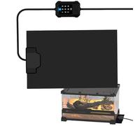 Genérico Heizmatte Für Reptilien,14W Einsiedlerkrebs Heizmatte | Temperaturregulierbare Wärmematte Für Schildkröten Frösche Spinnen Geckos Eidechsen Amphibien Terrarien Wärmeschutz