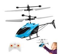 Genérico Helicóptero - Drone con Sensor ABS | Juguete De Helicóptero con Control Remoto | Avión RC De Inducción Interior con Luces LED | Juguete Recargable para Niños para Uso De Regalo para Ni