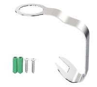 Genérico Helmet Hanger - No Drill Helmet Storage - He.lmet Hook - Stainless Steel Wall Mount with Adhesive Setup for Hats Bags Keys Clothes, No-Drill Helm.et Holder for Garage Hallway Living Room Use