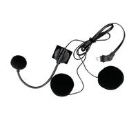 Genérico Helmet Headset Microphone | Communication Headset Microphone For Helmet | Ideal Noise Cancelling Audio System 10 Pin Waterproof For Women Men Teens Adults Cycling