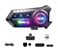 Genérico Helmet Headset - Motorcycle Helmet Headphones, Double-Speaker Wireless Helmett Headset, Waterproof Cycling Headphones For Daily Commuting Travel Motorcycle Dirtbike Snowmobile Sports