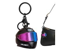 Genérico Helmet Keychain, Mini Handbag Ornament LED Light, Backpack Charm | Small Handbag Pendant For Travelers Collectors Women Men Travel Daily Commute Birthday Holiday Camping