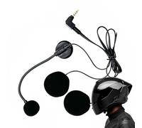 Genérico Helmet Speakers, Motorcycle Audio Headphones, High-Definition Earbuds, Communication System Accessory for Powersports Touring Street Riding Dirtbike Racing Snowmobile, Black