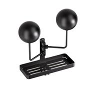 Genérico Helmet Wall Mount - Metal 30x16.5cm | Wall Mounted Helmet Rack For Garage Storage | Dirt Bike Safety Gear Display For Riders Club Man Cave Home Motorcycle Accessories