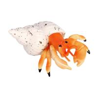 Genérico Hermit Crab Figurine - Animal Toy For Kids | Crab Shaped Marine Animal Model Solid Simulation Sea Creature Ornament Educational Gift For Children