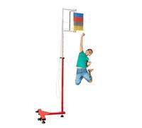 Genérico Herramienta Ajustable para medir el Salto Vertical: probador de pie con Veleta de Colores y Base Estable para un Entrenamiento de Salto preciso y una evaluación del Rendimiento óptima.