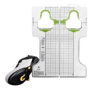 Genérico Herramienta de alineación de calas de Pedal de Bicicleta - Compatible con SPD-SL y SPD, Look y, Ajuste de precisión de 3 Ejes para adelante/atrás, Factor Q ángulo del pie -