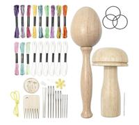 Genérico Herramienta De Parches Paras Tejers - Juegos De Herramientas Paras Tejer | Juego De Telar Para Zurcir Con Parches: Juego De Herramientas Para Tejer Calcetines, Jeans Y Ropa | Bastidor, Aguja