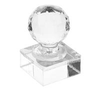 Genérico Herramienta de Prensado Cosmético para Sombras de Ojos Molde Redondo Compacto de Plástico Cristal Estampador Restaurador para Polvos Colorete y Maquillaje Portátil