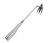 Genérico Herramienta Escardadora - Extractor de Malezas Manual,Mangos Ergonómicos 3 Dientes Robustos para Eliminar Hierbas en Huertos Jardines Césped y Patio