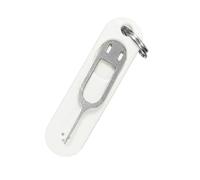 Genérico Herramienta Expulsor Ѕim - Alfiler Desmontable Llavero con Fundа Protectora | Acero Inoxidable, Portátil Aguja Apertura Bandeja para Todos Smartphone