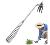Genérico Herramienta Manual para Eliminar Malas Hierbas - Extractor de Malezas Manual | Mangos Ergonómicos 3 Dientes Robustos para Eliminar Hierbas en Huertos Jardines Césped y Patio
