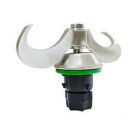 Genérico Herramienta Multifuncional For Amasar Masa A6HB, Cabezal Mezclador Práctico, Cortador De Masa Texturizado De Acero Inoxidable, Pieza For Electrodoméstico De Cocina