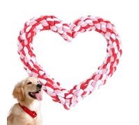 Generico Herramientas De Del Corazón Para Cachorros | Corazón En Forma De Inodoro K De Cuerda Para Perros | Juguetes Para Perros Escarrativos Hechos De Algodón | Para Entrenamiento Para Cni Para