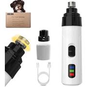 Genérico Heusom Silent Groom Pro Nail Grinder, 2025 New Silent Groom Pro Nail Grinder, USB Rechargeable Dog Nails Grinder, Suitable for Small and Medium Dogs (1 Set)