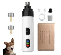 Genérico Heusoms Silent Groom Pro Nail Grinder, Heusoms Silent Groom Pro For Dogs, Rechargeable Portable Dog Groomer Smoothing, Trimmer with Guard (Replace*2)