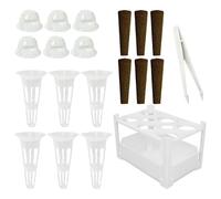 Genérico Hidropónico,Multiorificio Reutilizable Desmontable,Cultivo Interior Hidropónico Kit | para Riego de Plántulas en Hogar Oficina Balcón Jardín Patio