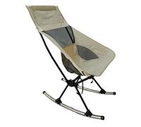 Genérico High Back Outdoor Leisure Rocker, plegable camping Chair, transpirable malla Oxford Cloth Chair, ligero portátil Rocking Seat for Lawn, Camping, 89 x 45 cm, 35,04 x 17,72 pulgadas