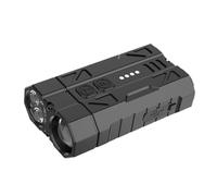 Genérico High Lumen Flashlight, Rechargeable Spotlight Torch, 3.66x2.09x1.06 Inches Handheld Light with Battery Display, Outdoor Gear with Sturdy Build, Camping Flashlight for Hiking and Cycling