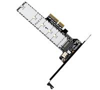 Genérico High-Speed PCIe 5.0 Hard Drive Adapter - Hard Drive Expansion Card | M.2 Conversion Card with Heatsink, Data Transfer Module for, Desktop Workstation Upgrade with Cooling Fan, Game