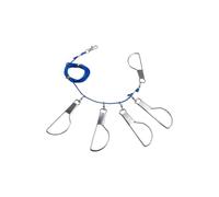 Genérico High-Strength Quick Lock Clip | Stringer Fishing Rustproof | Trout Salmon Stringer Rope Ring Link For , Boat, Dock, Shore, Bank, Stream, Pond, Pier, Beach, River