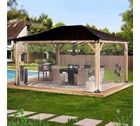 Genérico High Transparent See Through Tarp Curtain, All Season Clear Tarp Side Panels, Reinforced Corners Rope Hem for Greenhouse Patio Rain Cover
