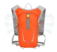 Genérico Hiking Backpack, Versatile Reflective Support, Ergonomic 11x16 Inches Gear with Foldable Build, Lightweight Nylon Carrier, Outdoor Pack with Style, Cycling Bag for Men Women