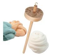 Generico Hilado Spin | Drop Spindle Wood Top Whorl | Hilado de Hilado Diseño ergonómico Tallado Un fácil hilado, Costura, Tejer