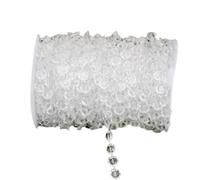 Genérico Hilos de | Magnífico candelabro Colgante | Accesorios de decoración de Boda de 32,8 pies DIY para el Centro de la Puerta de la Cortina del Dormitorio del jardín hogar