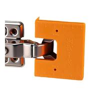 Genérico Hinge Jig - Magnetic Precise Home Hardware, Door Hinge Router Jig | For Home Garage Frame Panel Pocket Drawer Deck Mounting Drilling Boring Cutting