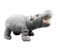 Genérico Hippo Plush,Cute Animal Plush Toy | Zoo Family Plussh Toy, 15.7 Inches Cute Animal Designs Home Decoration Sturdy and Dependable Throw Pillow For Home Kitchen Bedroom Living Room