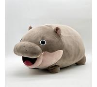 Genérico Hippo Plush, Huggable Throw Pillows, Small Soft Fabric Playroom Decor Durable Stitching Bedroom Accessory Cozy Comfort, Fashionable Home Decor for Kids' Bedroom or Playroom