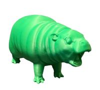 Genérico Hippo Statue - 3D Printed Miniature Figurine | Cute Animal Table Sculpture, Housewarming Decor for Home, Collectible Ornament for Centerpiece, Gift for Office Desk, Artistic Display