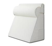 Genérico Hiquo Wedge Pillow,Hiquo Wedge Pillow Sleep Apnea,4-in-1 Versatile Wedges Pillows,Comfortable Support for Your Head Back, Legs and Knees (White)