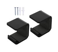 Genérico Hockey Stick Holder,2 Pieces Horizontal Hanger | 4.3x4x3.3cm Aesthetic Racks, Hockey Stick Wall Rack with Anti-Scratch Pad | Widely Applicable For Room Garage Sports Equipment Gear