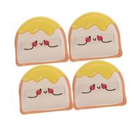 Genérico Hojaldre De Pan Tostado Esponjas De Maquillaje Para Base Reemplazo Bocanada De Cuerpo Pétalo De Esponja Para Pintar La Cara Hojaldre Prensado Facial Base Fideos Pu