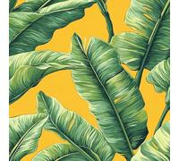 Genérico Hojas De Palmeras Tropicales Papel Pintado Autoadhesivo Selva 44x600 cm Papel de Pared Removible Impermeable Estilo Vinilo PVC Pegatina es Estante del cajón de la cubierta del rodillo