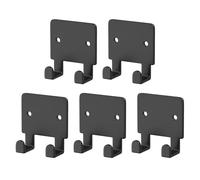 Generico Holder for Shower, Heavy-Duty Metal Stand, 5X Multifunction Organizer, Adhesive Hooks, No-Drill Storage for Bathroom, Kitchen, and Behind-Door Use