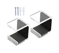 Genérico Holder Mount,2 Pieces Horizontal Space-Saving Bracket | Holder with Anti-Scratch Pad,for Room G with Full Coverage Cushioning To Protect Arage Sports Equipment Gear