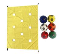 Generico Hole Tarp Ejercicio De Team Building | Actividades Grupales Con 6 Pelotas | Equipo Deportivo Al Aire Libre Para Eventos Comunitarios, Formación Empresarial y Escuelas