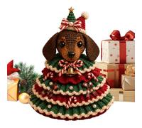 Genérico Holiday Decoration Crochet Kit - Christmas Tree Ornament Craft