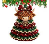 Genérico Holiday Decoration Crochet Kit - Christmas Tree Ornament Craft